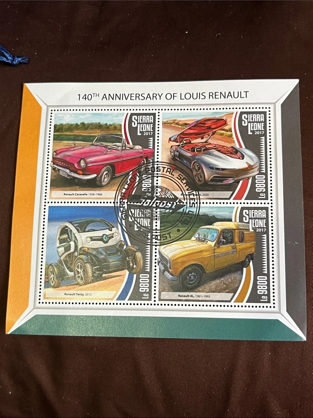 Commemorative Stamp Sheet - Multicolor